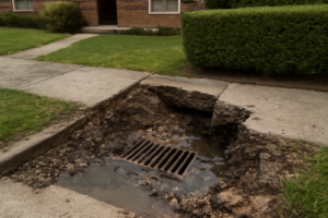 Clogged Drain Water Removal